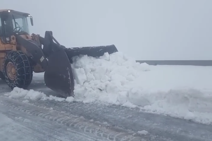 A început deszăpezirea Transalpinei